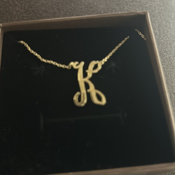 Letter “K” Necklace - Picture 2 of 4